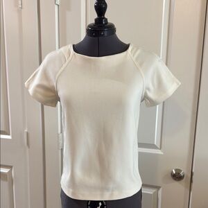 Elegant Cream Women's Top
